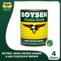 BOYSEN Quick Drying Enamel Chocolate Brown B680-4L