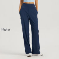 Hoppe Fumeng High waist loose womens yoga casual long pants