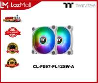 CL-F097-PL12SW-A  Thermaltake Pure Duo 12cm ARGB Sync Radiator Fan 2-Fan Pack - White [56.51CFM 28dBA 1500RPM]