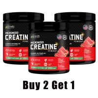 Ozmolts Pure Creatine Powder Workout Drink Improving Muscle Mass Creatine Monohydrate Supplements Support Muscle Recovery Watermelon 300g