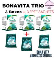 Bonavita TRIO 8 in 1 Coffee (3 Boxes = 30 sachets + 3 FREE Sachets )