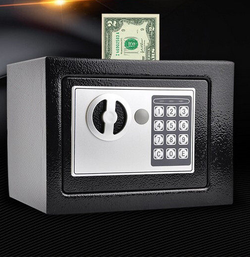 5.6L SECURE DIGITAL STEEL SAFE ELECTRONIC SECURITY HOME OFFICE MONEY SAFETY BOX