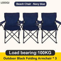 LOOGU Folding Outdoor Camping Beach Chair Options Directors Chair  Foldable Chair Outdoor Indoor Use Fishing Chair