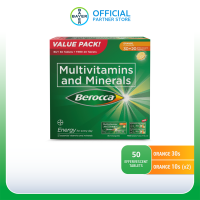 BEROCCA® Energy Orange Multivitamins and Minerals 30 + 10 Effervescent Tablets x2