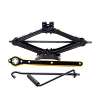 AUTOFun 2.5T/1.5T/1.0T scissor jack thickened steel car hand cranked jack car maintenance lifting tool