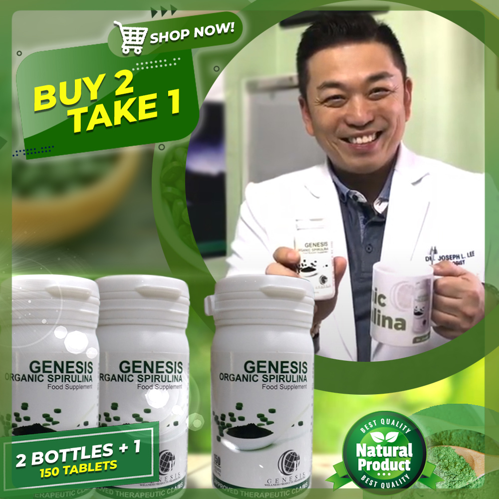 Buy 1 take 1 Genesis Spirulina with Probiotics Antioxidants FDA