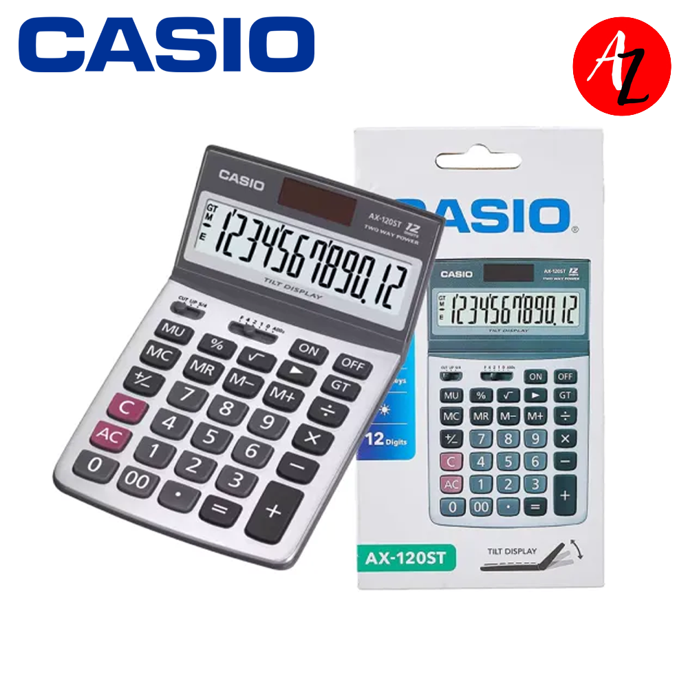 CASIO AX-120ST Desktop Tax 12-Digits Calculator