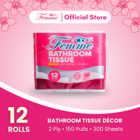 Femme 2 Ply Bathroom Tissue (12 ROLLS)