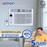 Astron 0.6HP Inverter Class Window Type Aircon with Remote | TCLRE60 | Energy-Saving | Built-In Filter | Anti-Rust Body