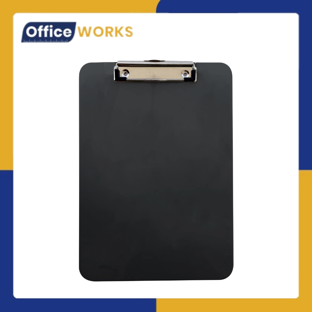 Premium Black Long Clipboard – Durable A4 Paper Holder for Office School & Business Use