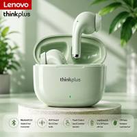 ORI Lenovo Thinkplus Wireless Earphone Bluetooth Headphones Sports Earbuds Waterproof Earphones EarBuds For Work Touch Control With Mic for Android and iOS