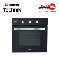 Tecnogas Technik 60 cm Electric Multifunction Built-in Oven TEO6040BL2 (Black)