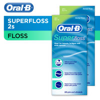 Oral-B Super Floss 50s Duo |  Dental Floss Oral Care
