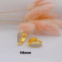 【FIONA】Fashion Stainless Steel Heart Earrings Accessories For Women BE18#