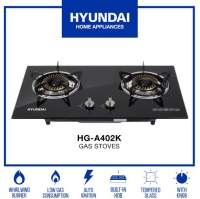 Hyundai Two-Way Gas Stove/ Built-in Hob Tempered Glass HG-A402K