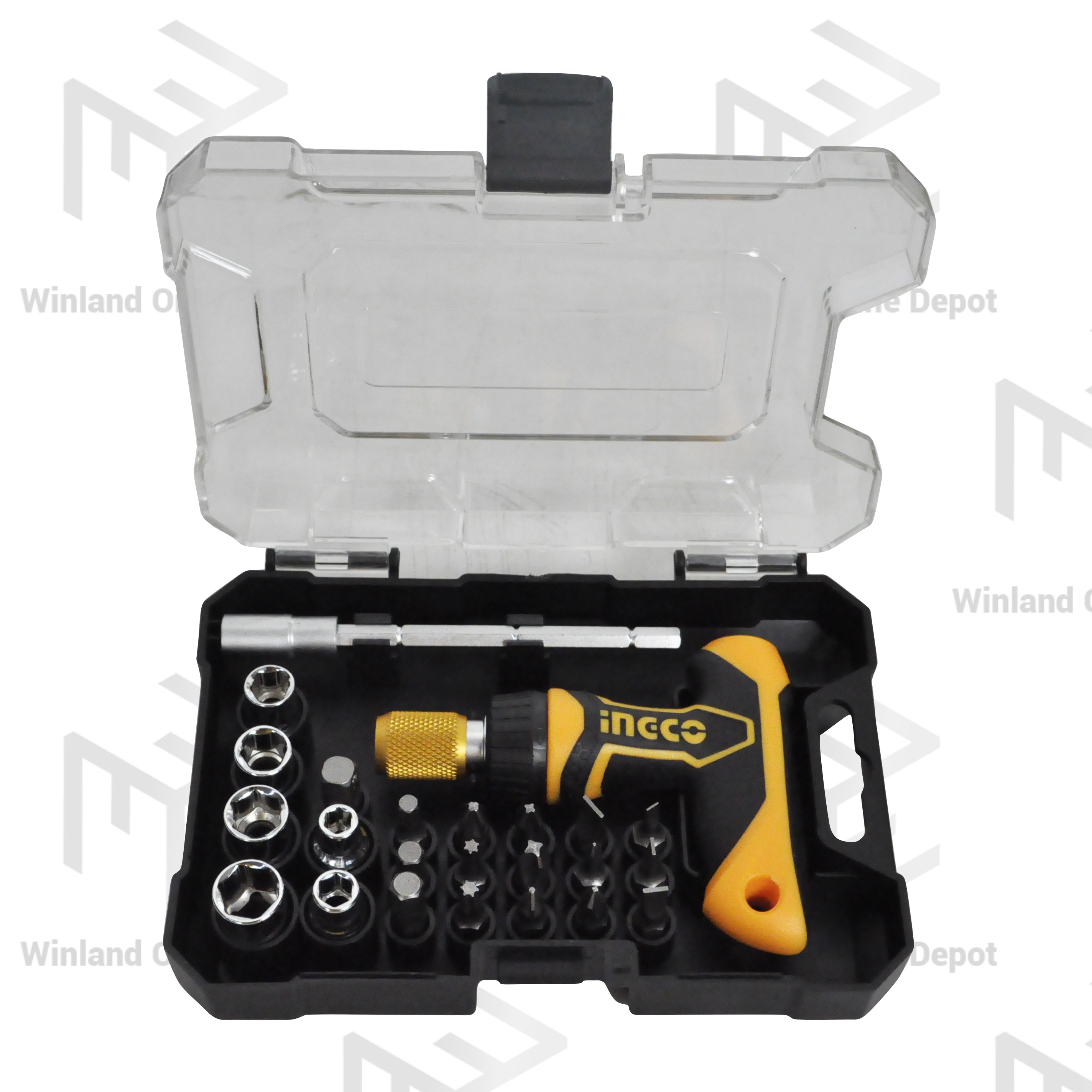 Ingco Original 24pcs Thandle Wrench Screwdriver Set HKSDB0188 *WINLAND