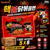 [SAMYANG] BULDAK KOREAN NOODLES  140g X 5 (1 PACK) (40 PCS PER BOX )/ MADE IN KOREA