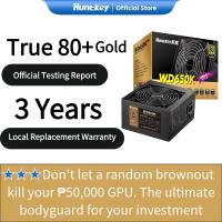 Huntkey - 3 Years Free Replacement Warranty - True Rated 80+ Gold WD650K 650W Power Supply Units High Conversion Computer PSU for PC Power Safe Stable Design with Silent Fan Perfect for Game Players