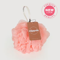 Nippon Bath Lily Peach Shower Loofah & Body Scrubber Sponge