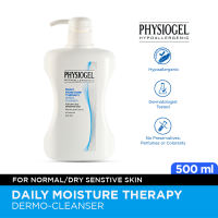Physiogel Hypoallergenic Daily Moisture Therapy Dermo-Cleanser for Dry Sensitive Skin - 500ml