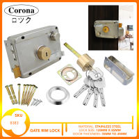 Stainless Steel Door Lock Security with Cylinder and Key
