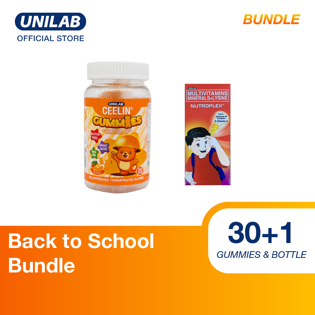 Back to School Bundle: Ceelin Gummies 30s and Nutroplex 120mL Syrup
