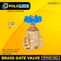 POLOLOCK Brass Gate Valve 1/2″ - 1″