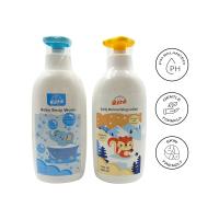 blithe baby gentle milk baby wash body and shampoo lotion oatmeal soap christmas gift set for kids ph balanced 5.5 for sensitive skin baby toddler