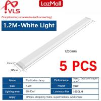 【5 PCS】LED Tube Light for Ceiling 120*7CM Super Bright Office Linear Ceiling Light Eye Protection Indoor Flat Tube Light 220V