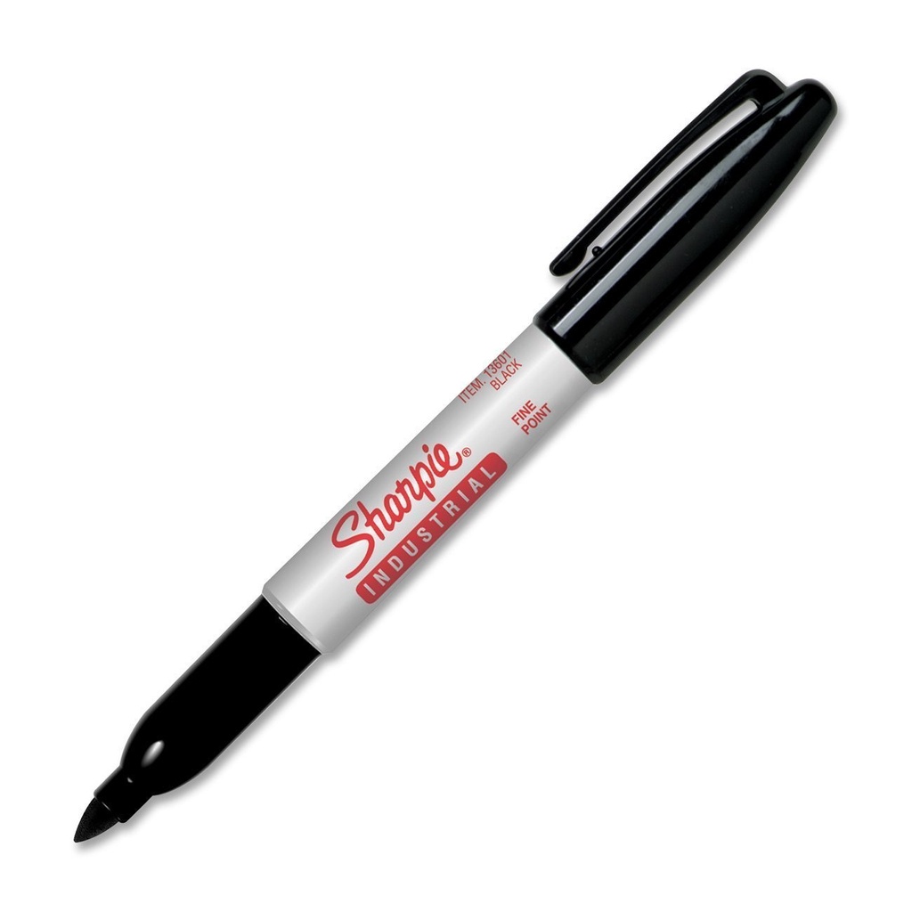 Sharpie PRO 13601 Industrial 1mm Fine Point Permanent Marker Tough Under Extreme Conditions Black Ink Markers