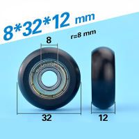BJ🔧🔩🔗 1Pcs 608 ZZ 8x30x10mm POM Nylon Round Type Roller Wheel POM Wrapped 608ZZ Bearing Pulley Plastic Wheel Bearing Pulley