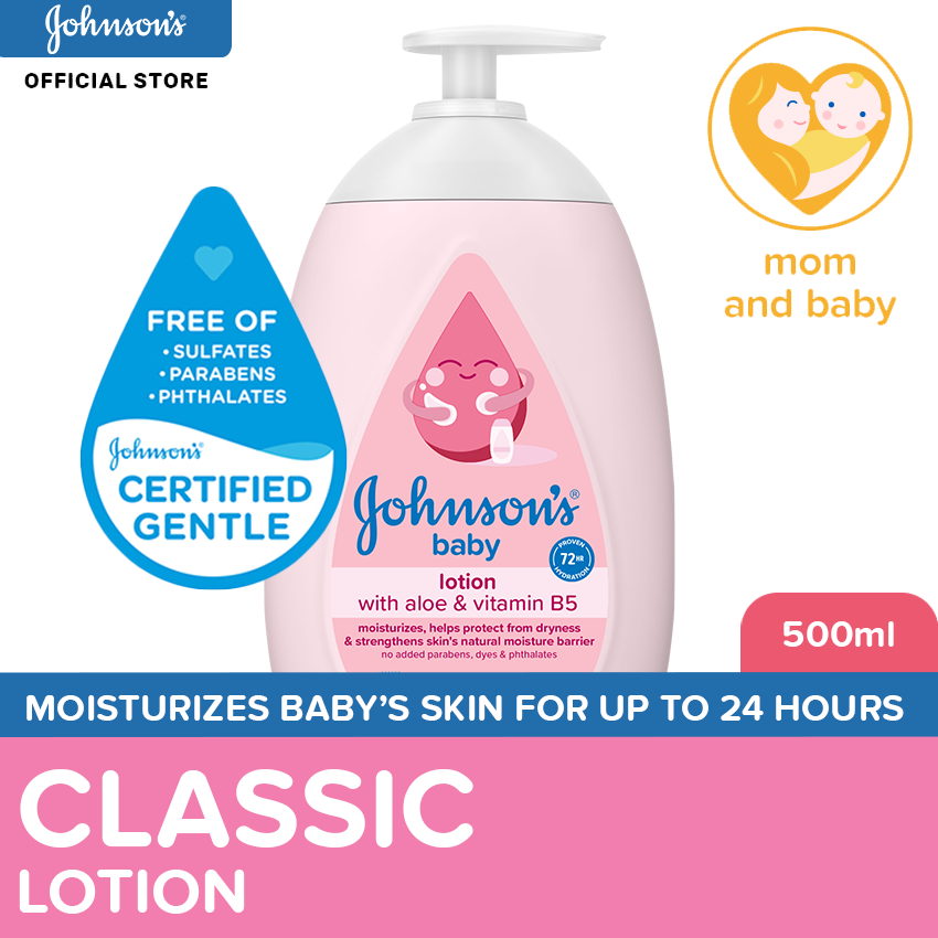 Johnsons Baby Lotion 500ml - Lotion for Baby Kids Baby Essentials Baby Care Baby Body Lotion