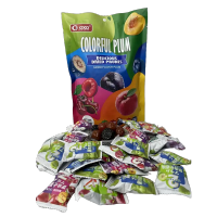 COCO Colorful Plum 408g | Sweet Tangy Chewy Dried Plum Snack | Mixed Flavor / Blueberry Plum | Individually Wrapped Sharing Snack for Office Party Travel