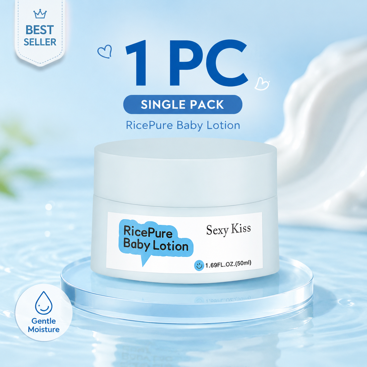SEXY KISS RicePure Baby Lotion Natural Rice Essence 50ml