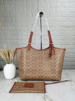 Coach official store original for Women Genuine leather Plain Large capacity Tote Bags c6337 C6336 Size:32.5CMx29CMx13.5CM