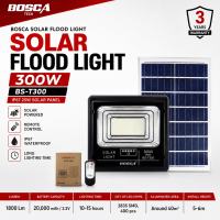 BOSCA 3 Year Warranty 300W Solar Led Outdoor Flood Light Street Lamp IP67 Waterproof With Remote BS-T