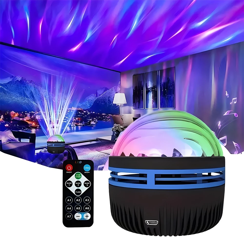 CTMALL Starry Sky Galaxy Light Projector Northern Light Projection Living Room Bedroom Decoration