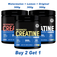 Omilay Micronized Creatine Powder Creatine Post Workout Recovery Drink Supplement for Strength Brain Health Endurance for Men Women Lemon Creatine Monohydrate 300 g