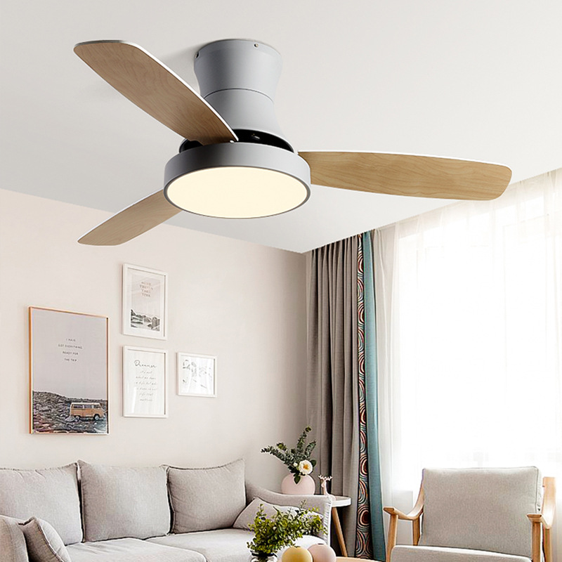 Kruzo Ceilings Fan Ceiling Light With Fan Wooden Ceiling Fan 42/48Inch ...