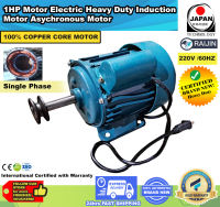 1hp electric motor asynchronous induction motor heavy duty BNEW electric copper core