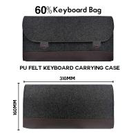 FEKER PU Felt keyboard carrying case bag Mechanical Gaming Keyboard  And Laptop Keyboard