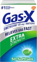 Gas-X Extra Strength Gas Relief Softgels with Simethicone 125 mg | Best Before 11/2028
