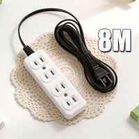 SYCAT-W048-5/8M Extension Socket Outlets and Extension Cords Charging 2/3/4 Socket Cable White