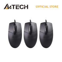 A4Tech OP-720 USB Wired Optical Mouse 1200 DPI Symmetric Dust-Resistant for PC/Laptop Use