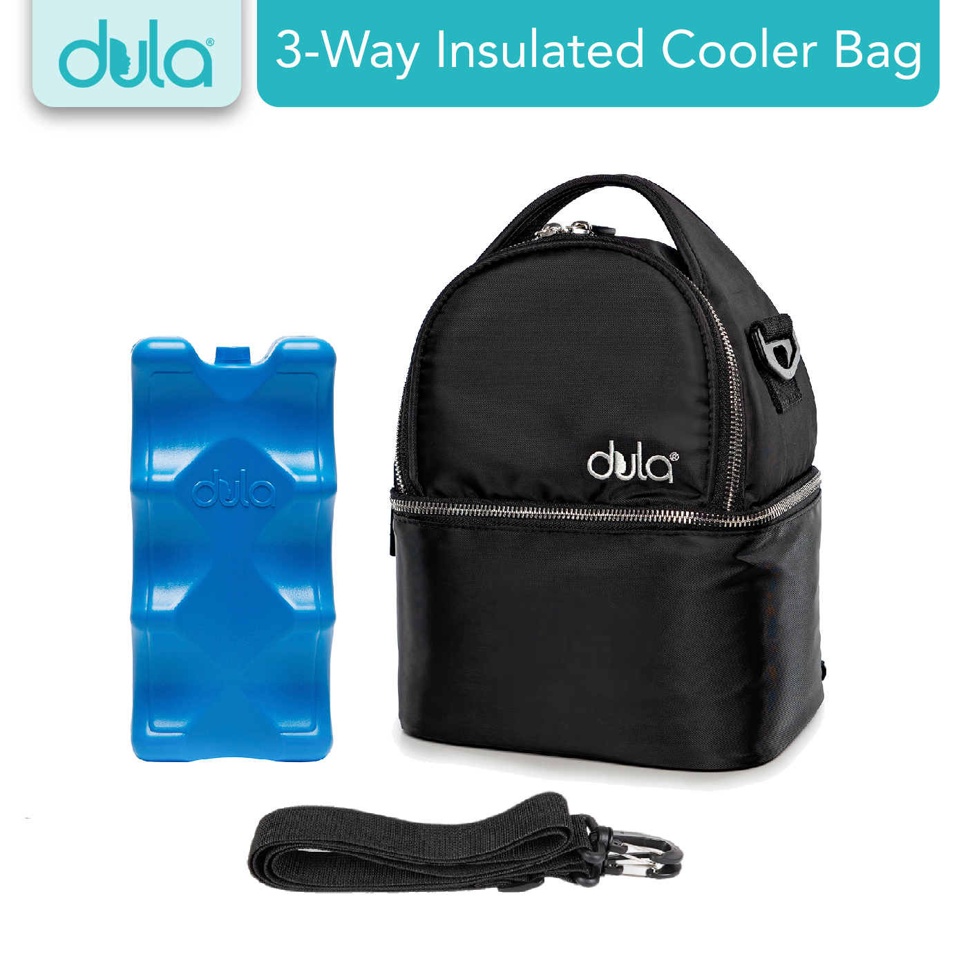 Dula 3 Way Breastmilk Insulated Cooler Bag