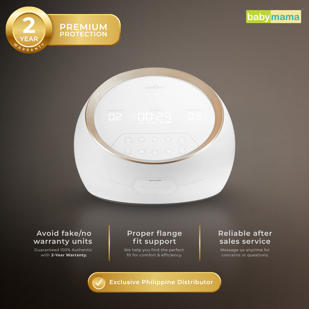 Spectra - Dual S Hospital-Grade Double Electric Breast Pump (2 years warranty) | Electric Breast Pump Handsfree Rechargeable Breastfeeding Essentials