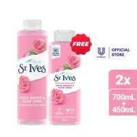 Buy St. Ives Refreshing Bodywash Rose Water & Aloe Vera 700Ml Get Free Body Wash 450Ml