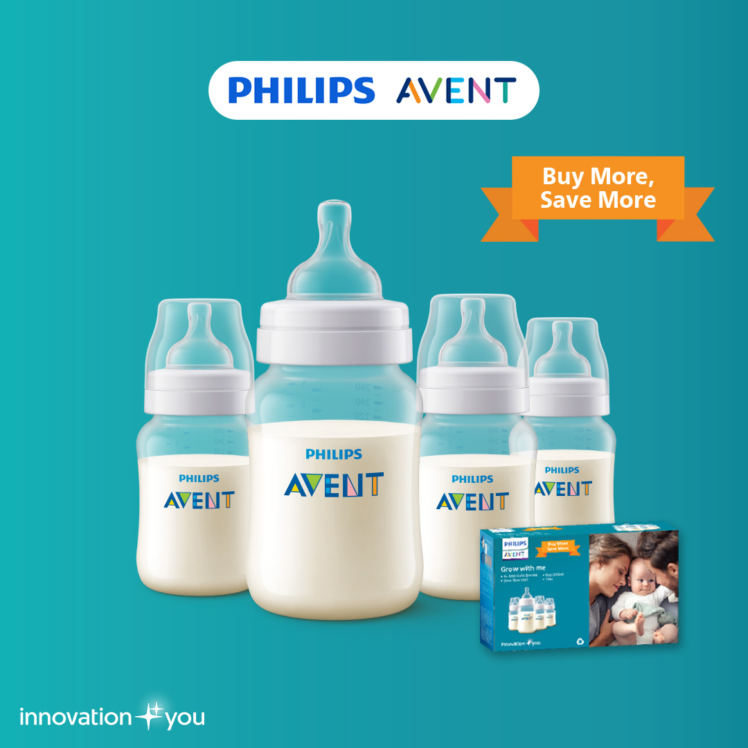 Philips AVENT 9oz Anti-colic Baby Bottle 4-pack