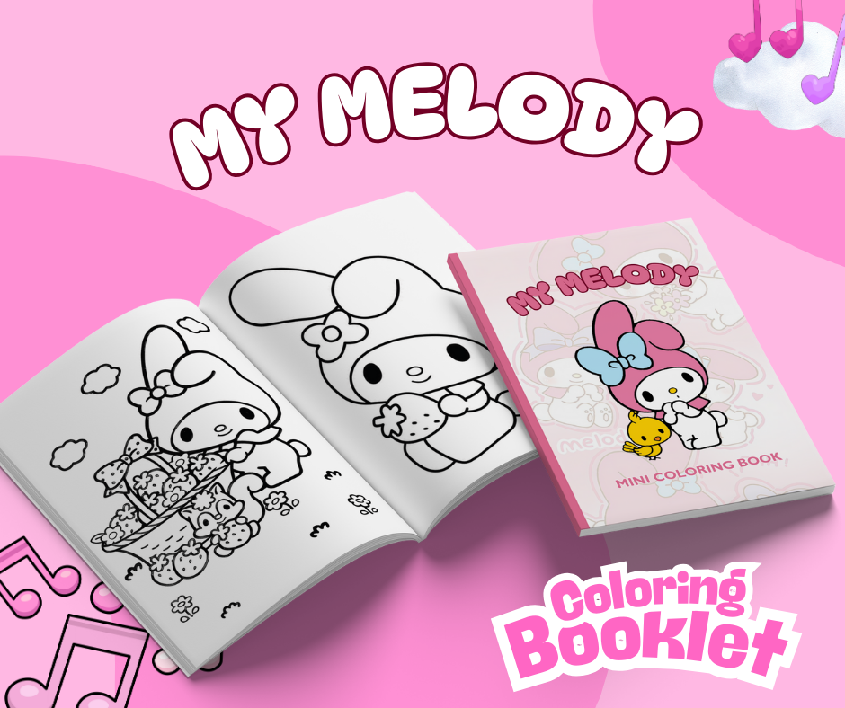 Cheapest My Melody Coloring Book My Melody Fan art Coloring Book Sanrio Coloring Book
