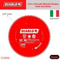 Freud Diablo 10 in x 90-tooth Ultimate Flawless Finish Saw Blade - D1090